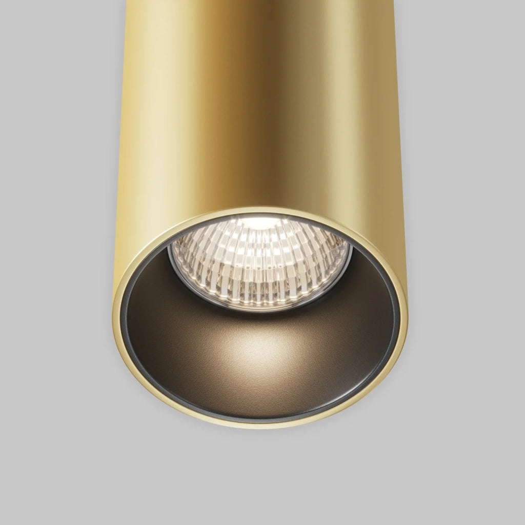Maytoni Sospensione moderna Efir 1 luce LED integrato oro alluminio