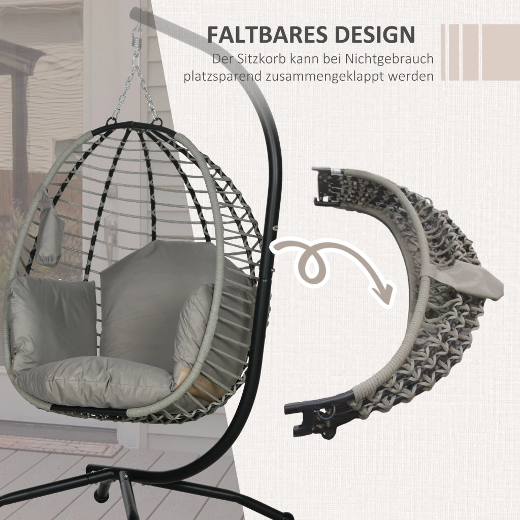 Poltrona a dondolo ¨C zephmum ¨C Grigio