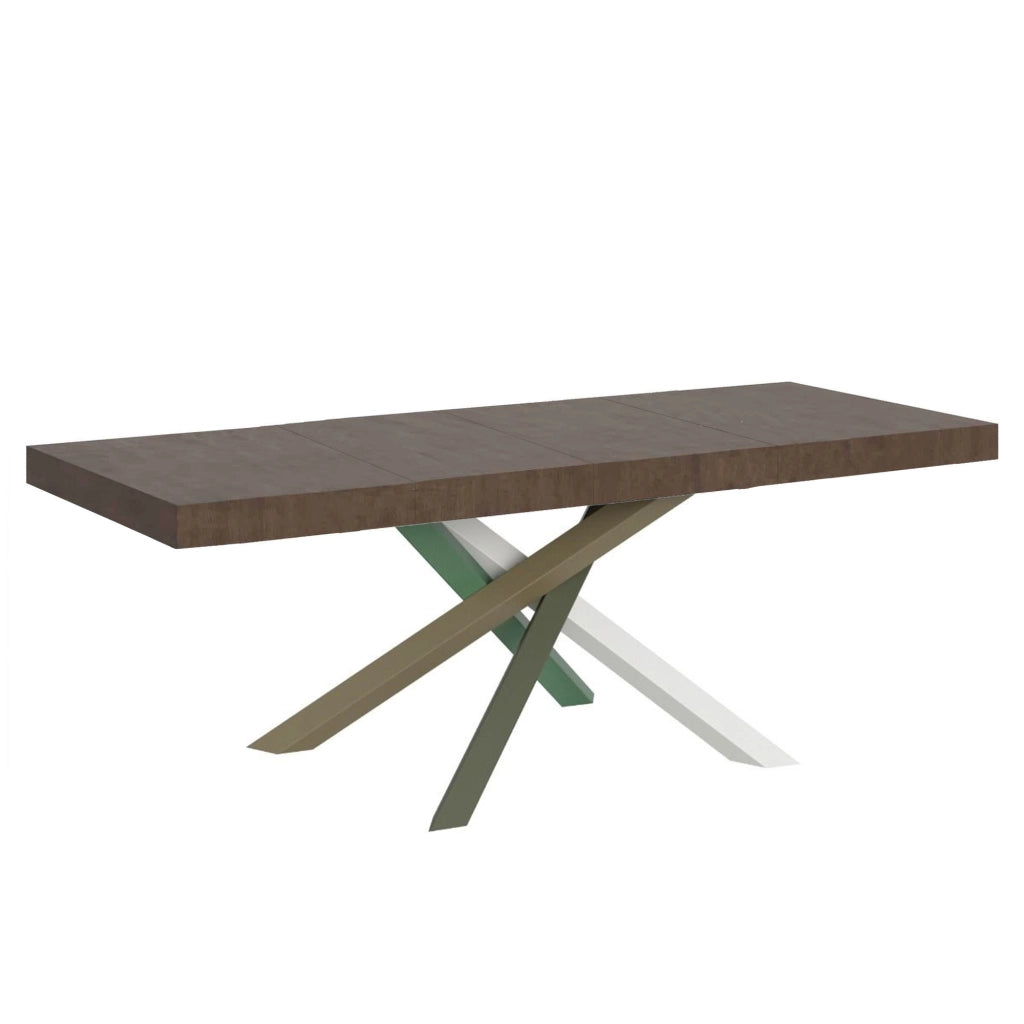 Tavolo allungabile 90x160/420 cm Volta Premium noce telaio 4/A