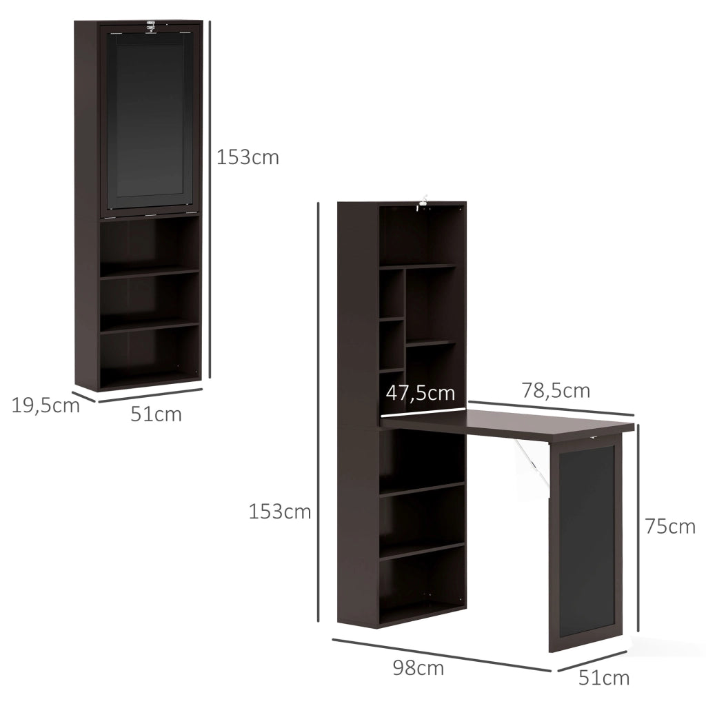 Scrivania con libreria e scaffale regolabile ¨C Minimal ¨C bianco