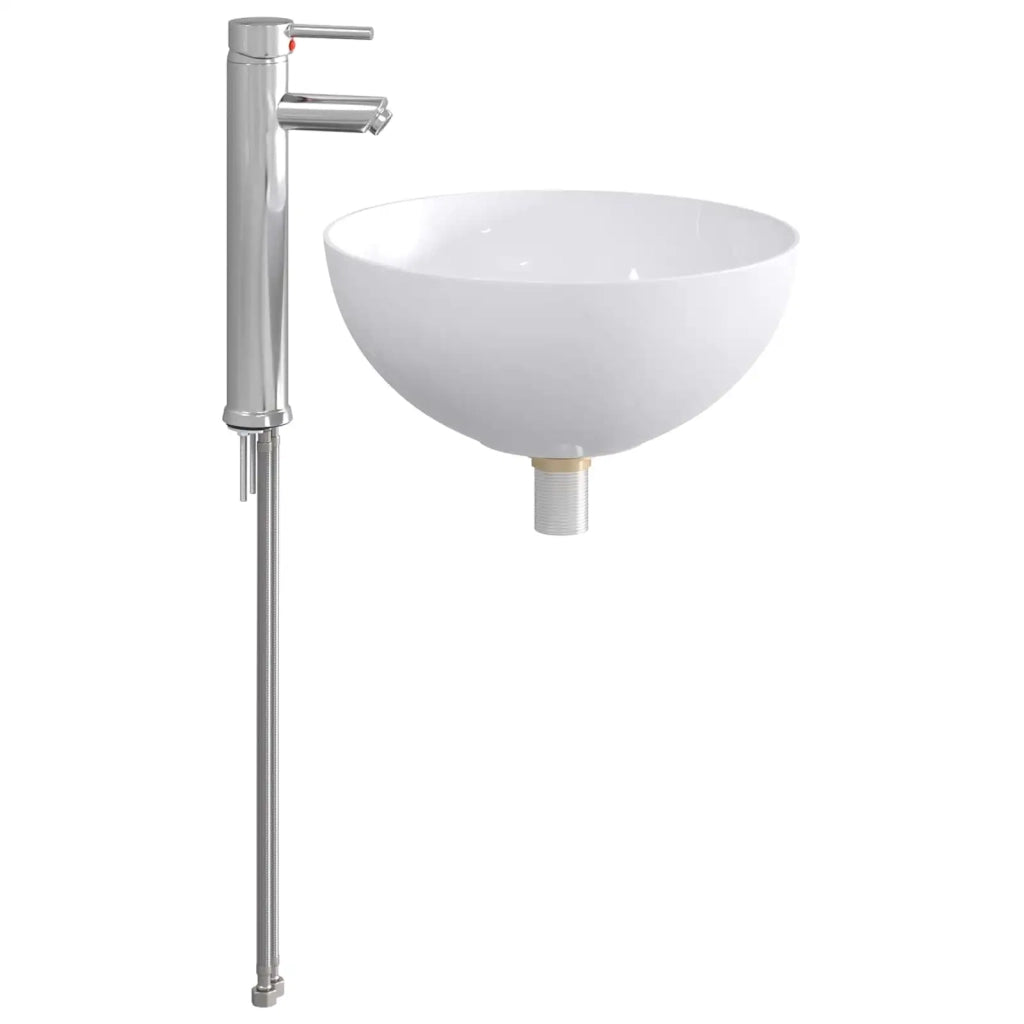 Lavabo da bagno Cromato 35,5 x 35,5 x 14,5 cm Metallo CFW8407911