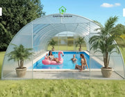 Copertura per Piscina Garten Dream SERENA 4x10 m con Policarbonato 4 mm