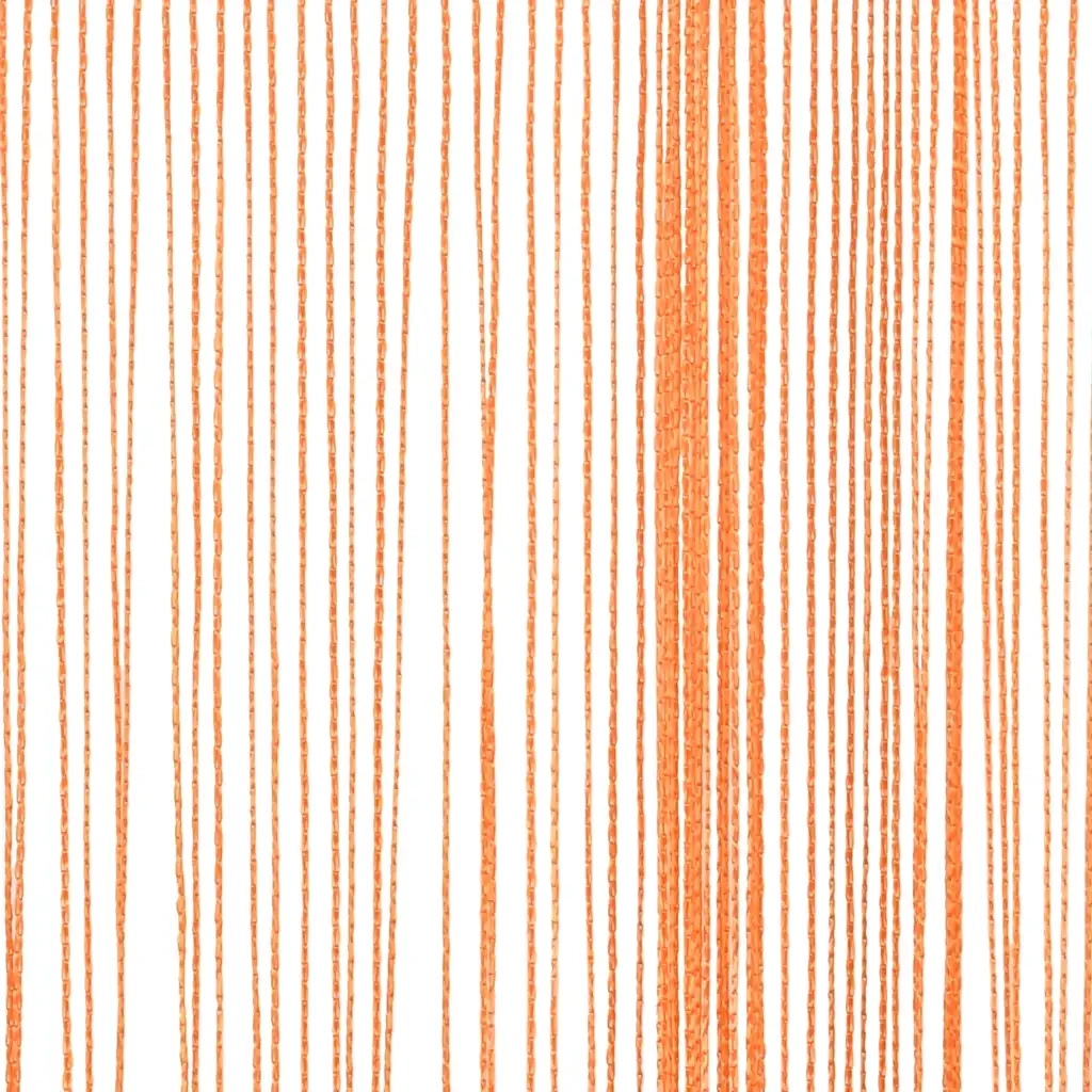 Tende a Filo 2 pz Arancio 140x250 cm