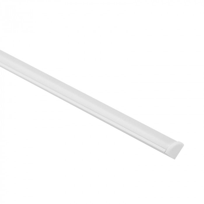 Profilo LED RW01 angolare bianco, diffusore satinato 1m Ecolight