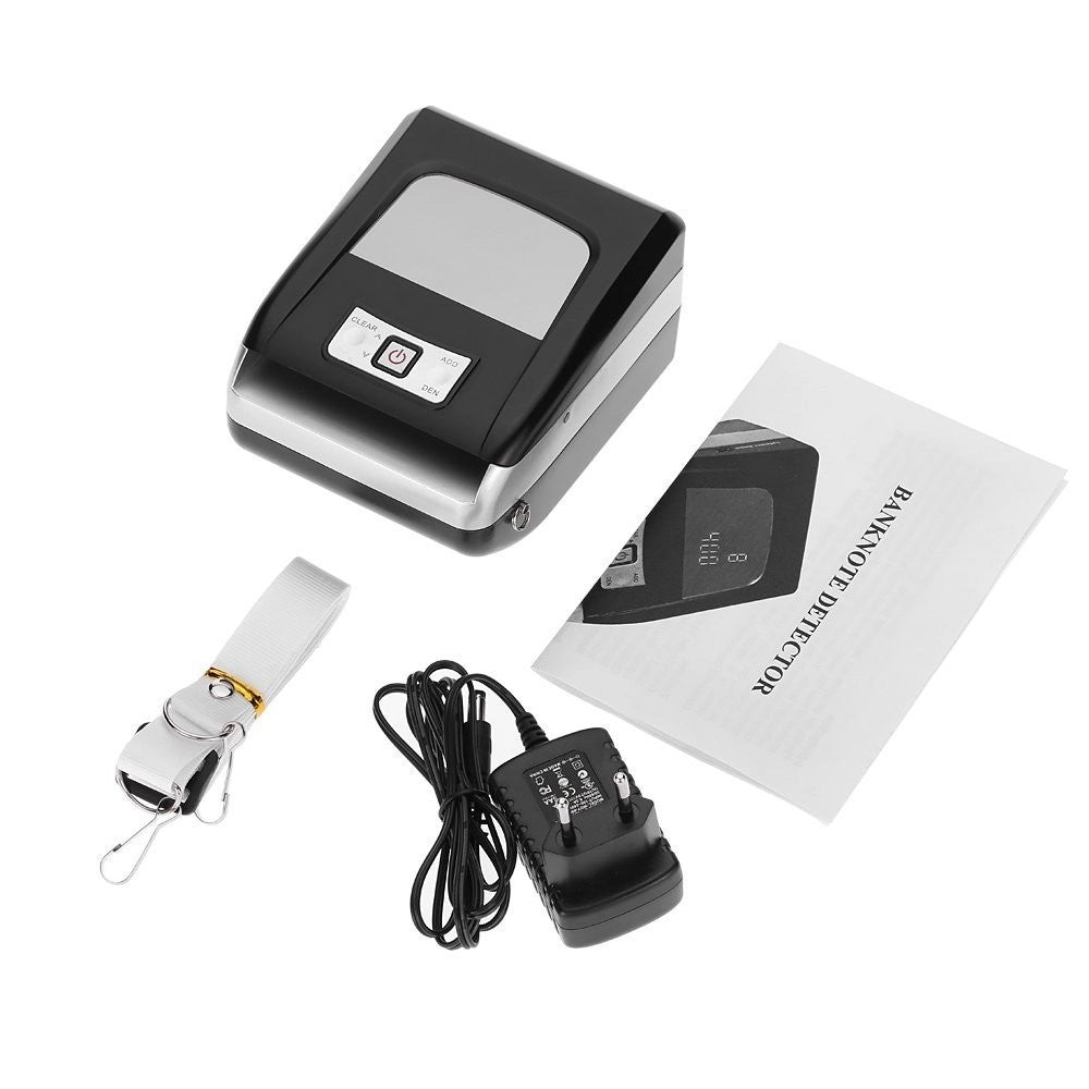 Trade Shop - Mini Rilevatore Banconote False Verifica Conta Banconote A Batteria Litio -