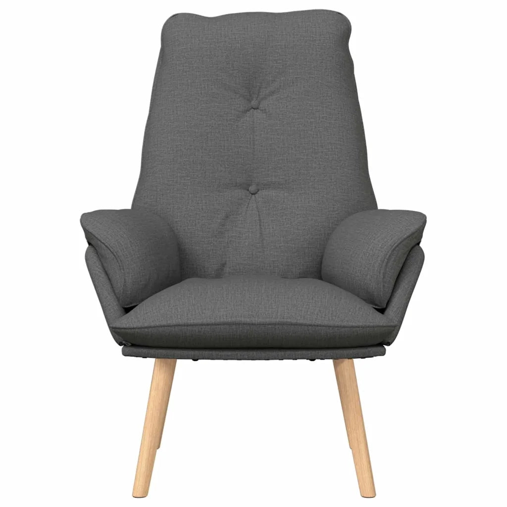 poltrona Grigio scuro 69 x 74 x 93 cm Tessuto e compensato 42001851