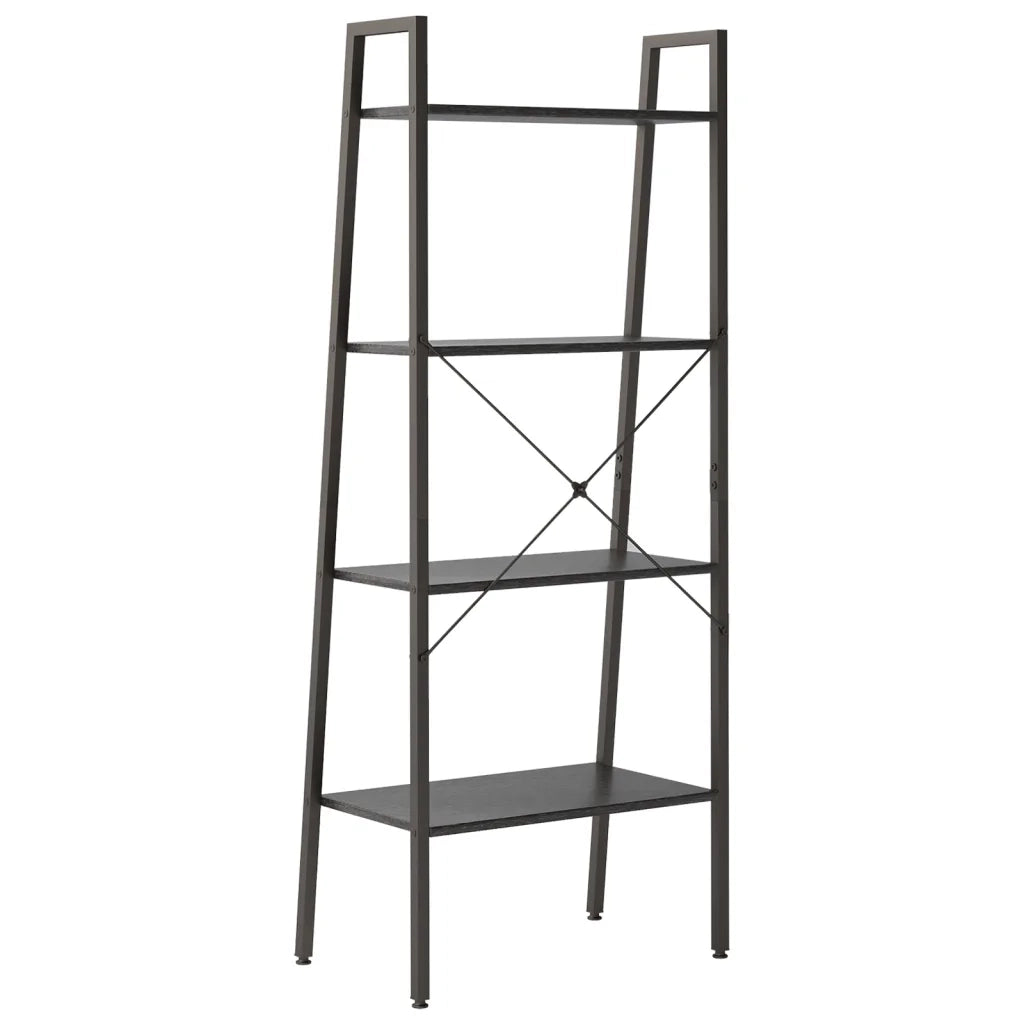 Scaffale Autoportante con 4 Ripiani Nero 56x35x140 cm 336366