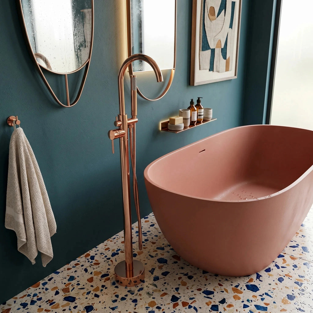 Rubinetto Indipendente Rea Lungo Copper