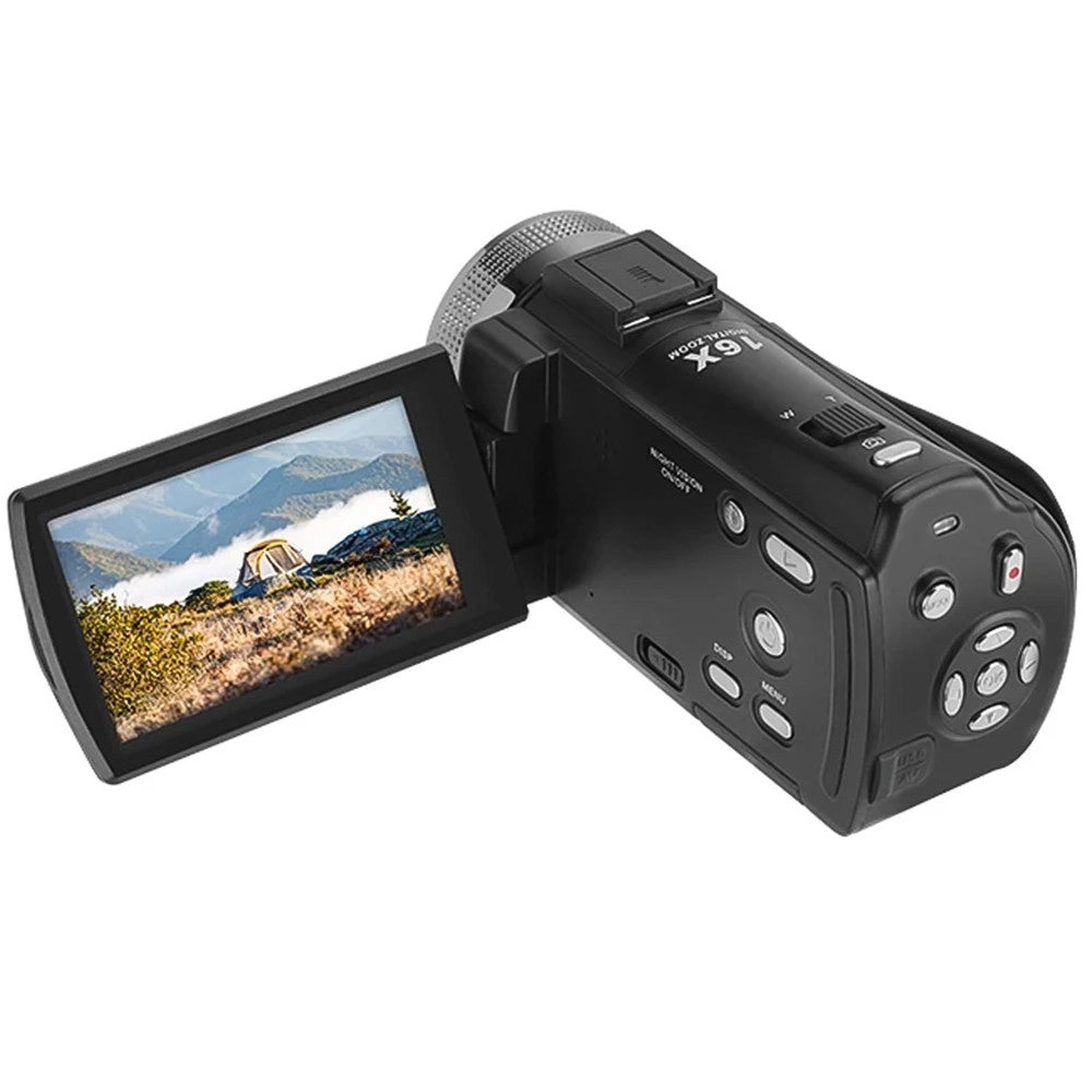 Trade Shop - Videocamera Digitale Professionale 4kdv Piccola Compatta 16x Digital Q-dv16x -