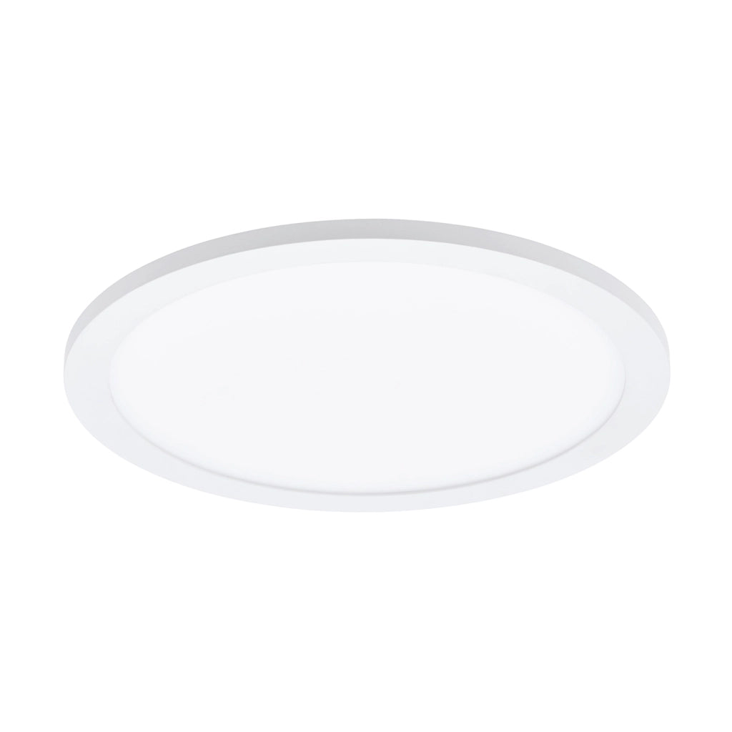 Plafoniera Moderna Sarsina Alluminio Bianco Luce Led Integrato 17W