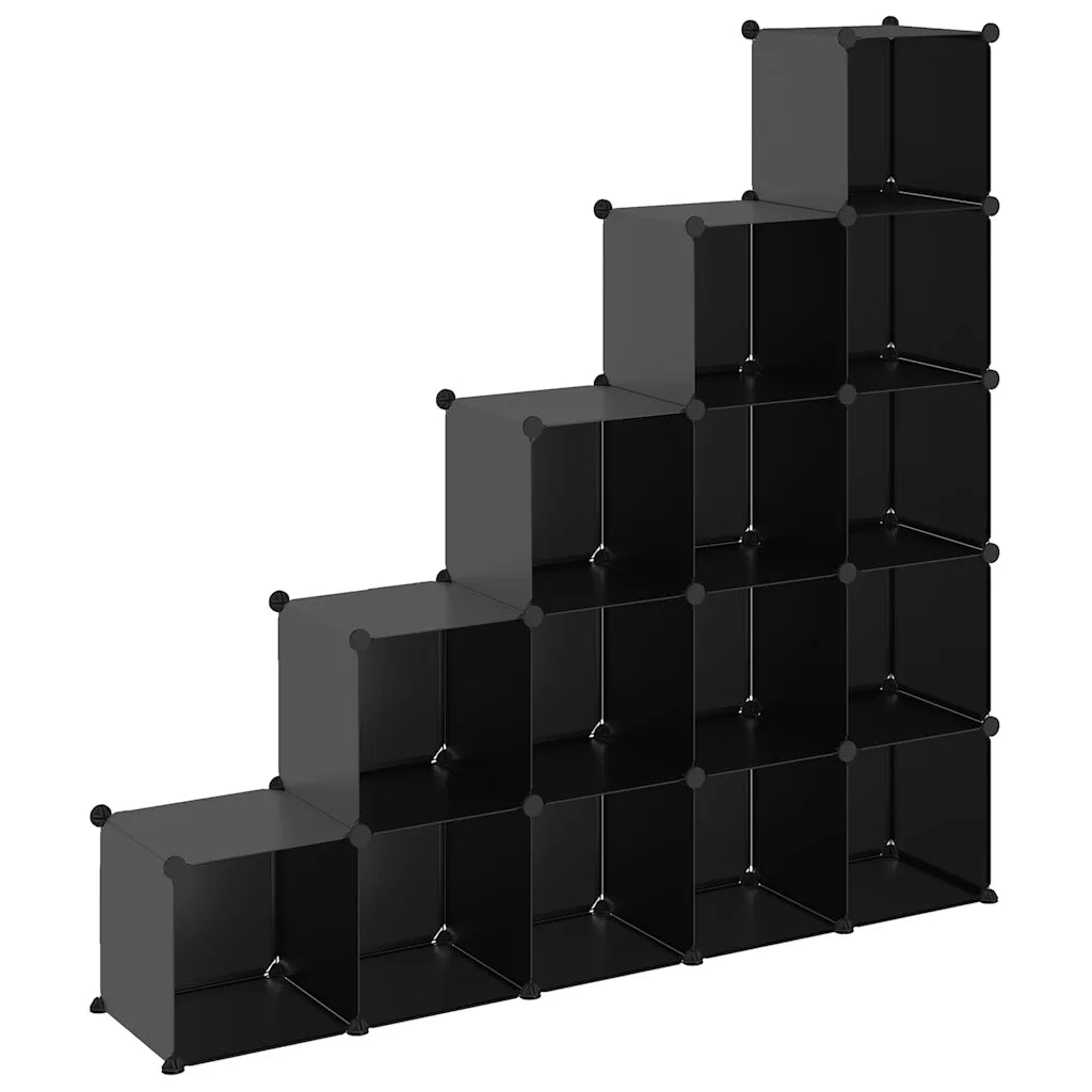 Organizzatore Portaoggetti con 15 Cubi Trasparenti in PP 340545