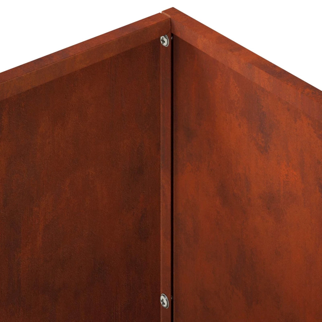 Vaso da giardino Ruggine 60 x 30 x 40 cm Acciaio Corten 8005566