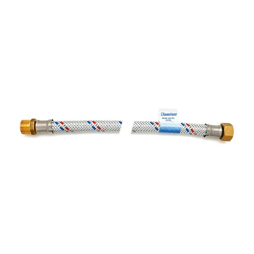 FLESSIBILE ANTIVIBRANTE IN ACCIAIO ZINCATO MF CM 50- 11/2- DH- pezzi 1