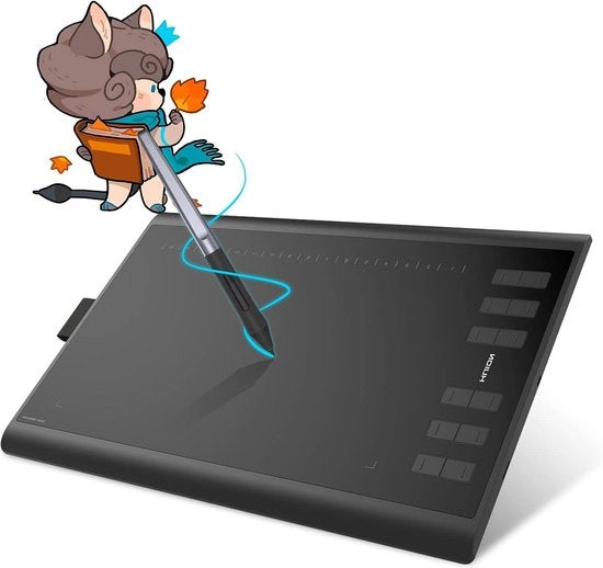 Tavolo da disegno grafico con area di lavoro 10 x 625 mm - Stilo senza batteria - Pittura e modifica - Foto - Lezione online - Lavoro