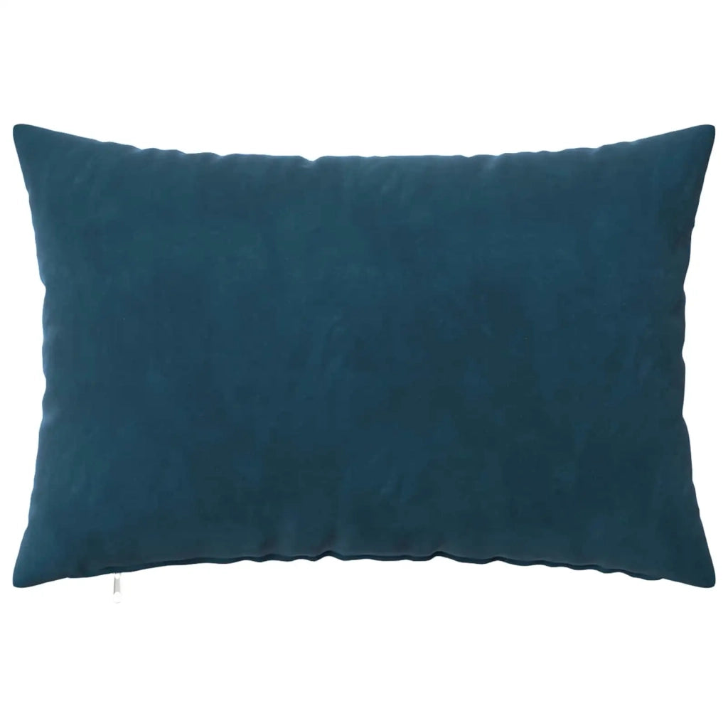Federa 2 pcs HEERLEN Blu 30 x 50 cm Velluto 907689