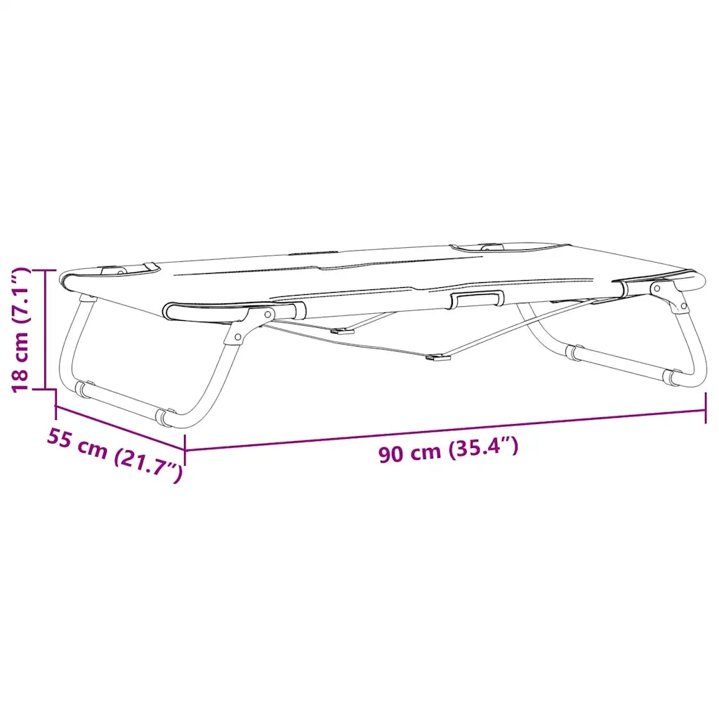 Letto per Cani Grigio chiaro 90 x 55 x 18 cm Acciaio 42008217