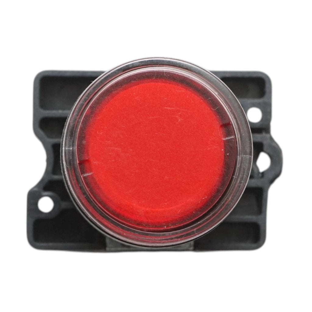 Pulsante indicatore LED rosso con resistenza integrata 1NC, 220V, LAY5 Breckner Germany