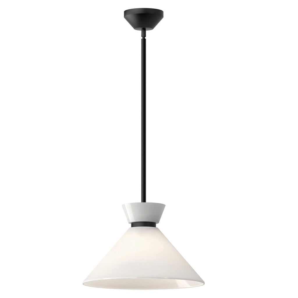 Lampada sospesa Halston Alora Mood nero/bianco E27