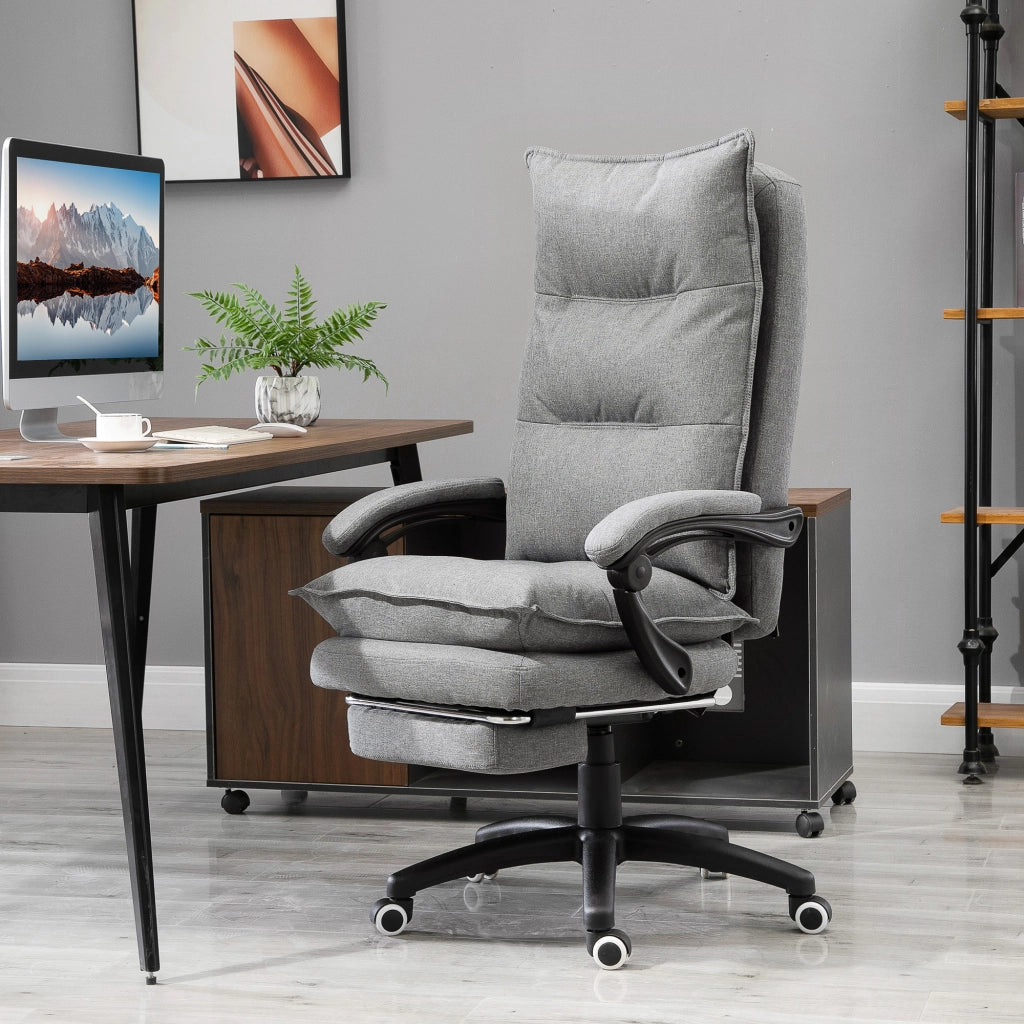 Sedia da ufficio massaggiante ergonomica ¨C zephmum ¨C grigio