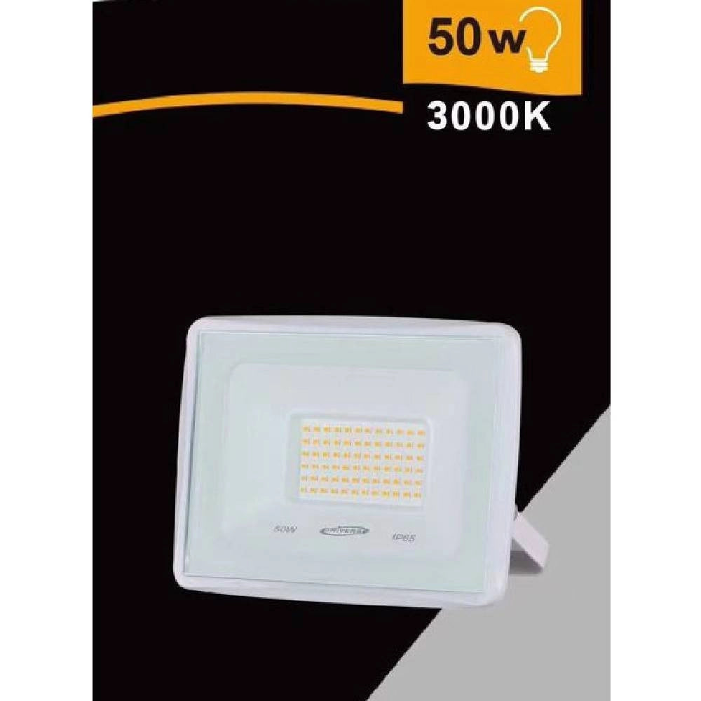 Trade Shop - Faretto Led Faro 50 W 4500 Lm Ip65 Bianco Luce Calda Naturale Fredda Ek02-50w-b -