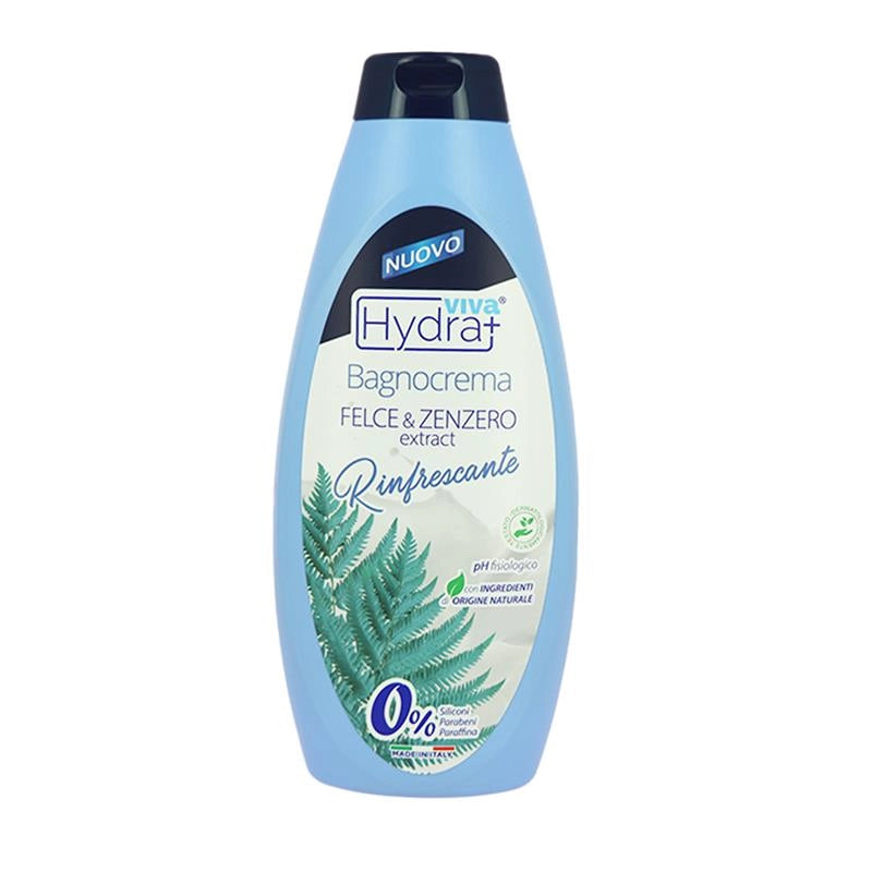 HIDRAVIVA BAGNOCREMA RINFRESCANTE FRAGRANZA FELCE E ZENZERO 750ML