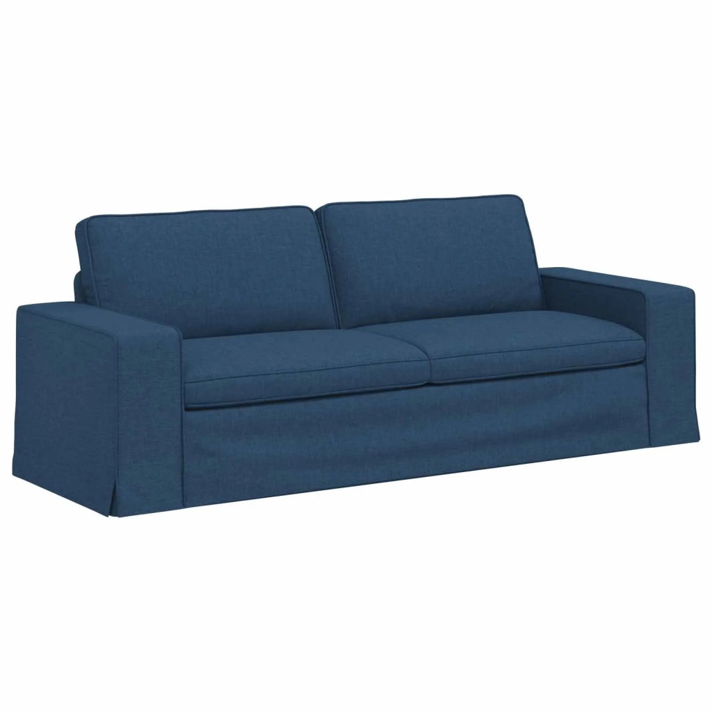 Divano Blu 222 x 80 x 82 cm Tessuto