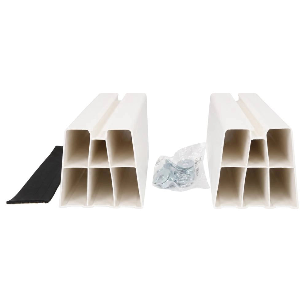 Base di supporto a pavimento in pvc h80 per unità esterne hvac