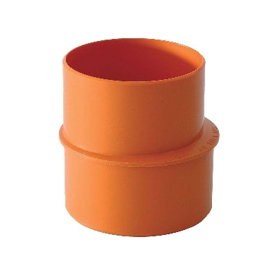 AUMENTO IN PVC ARANCIO- Diam. 82F x 100M- senza- pezzi 1