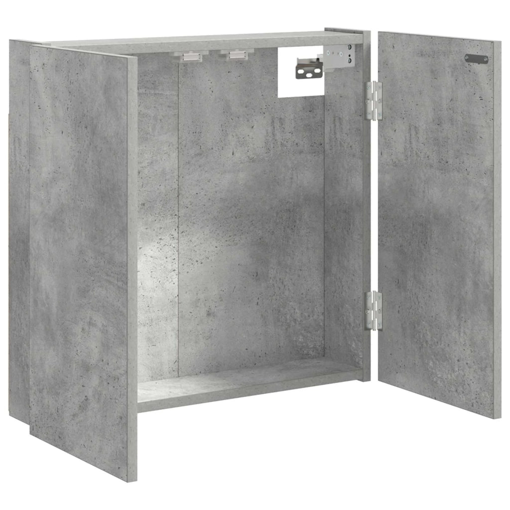 Armadio per Dartboard Grigio Cemento 56 x 12 x 53,5 cm 8006663