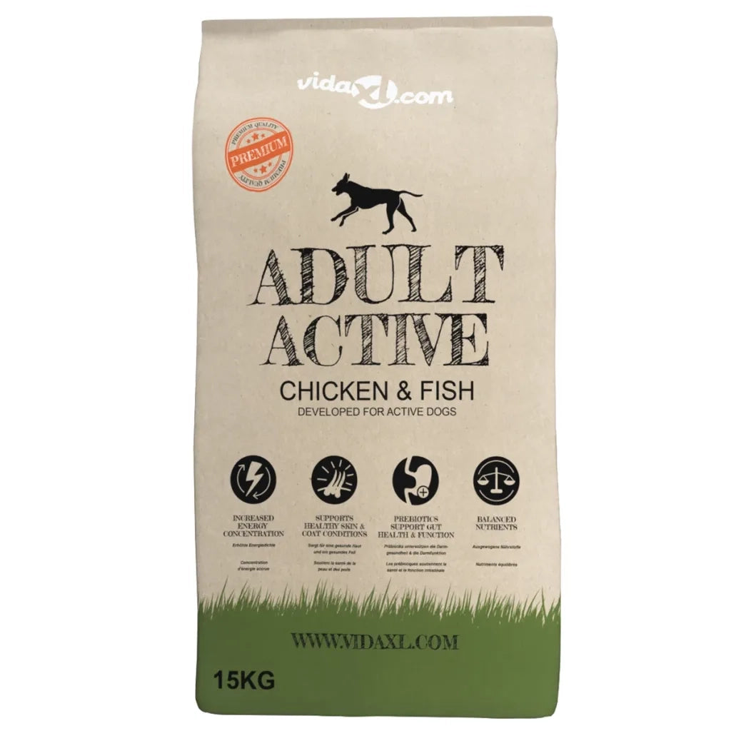 Cibo Secco Cani Premium Adult Active Chicken & Fish 2 pz 30 kg CFW3669533
