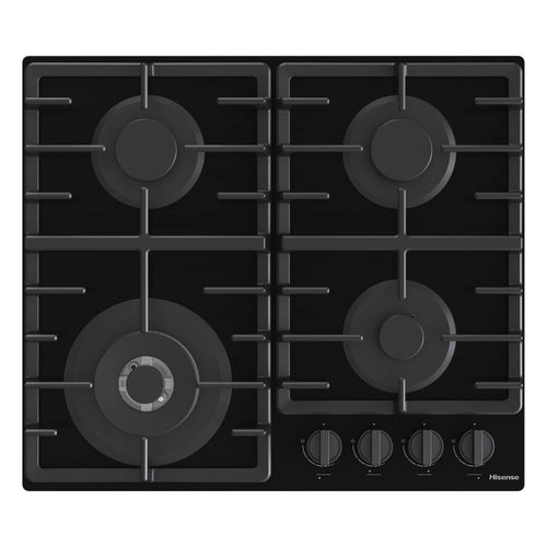 Bosch Hisense GG663BHF piano cottura Nero Da incasso 60 cm Gas 4 Fornello(i)