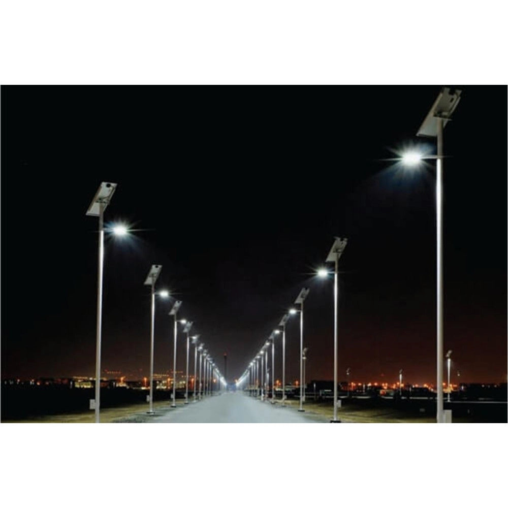 Trade Shop - Lampione Stradale Led 30 W Pannello Solare Fotovoltaico 180 Led Con Telecomando -