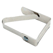 FERMATOVAGLIA A MOLLA mm 40 x 55 bianco - blister 4 pz- 12 blister
