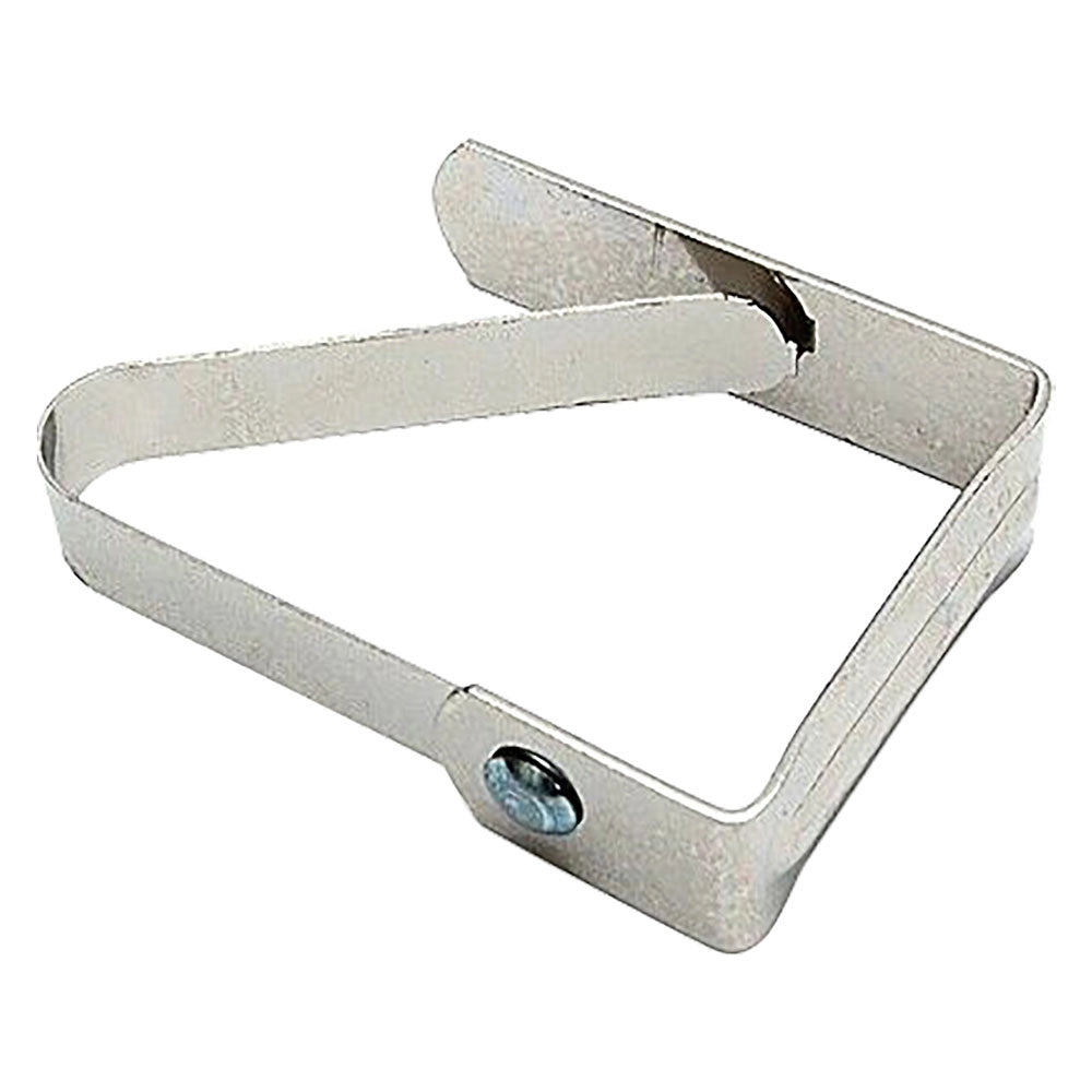 FERMATOVAGLIA A MOLLA mm 40 x 55 bianco - blister 4 pz- 12 blister