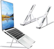 Sostegno Portatile con Ventilazione e Regolazione di Altezza per Laptop da 16 pollici
