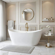 Vasca Bagno Da Terra Rea Ferrano 160 Copritappo bianco