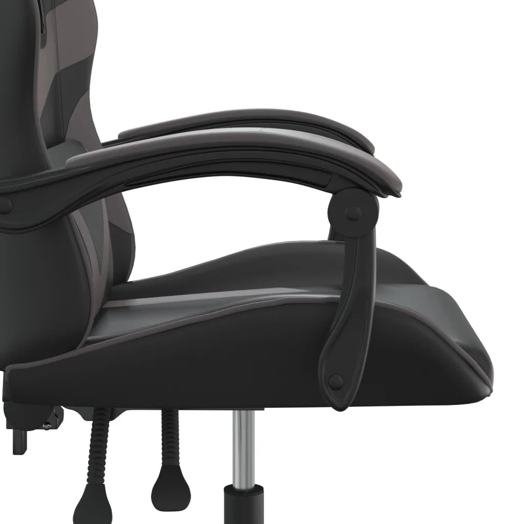 Sedia da Gaming Nera e Grigia in Similpelle 3143846