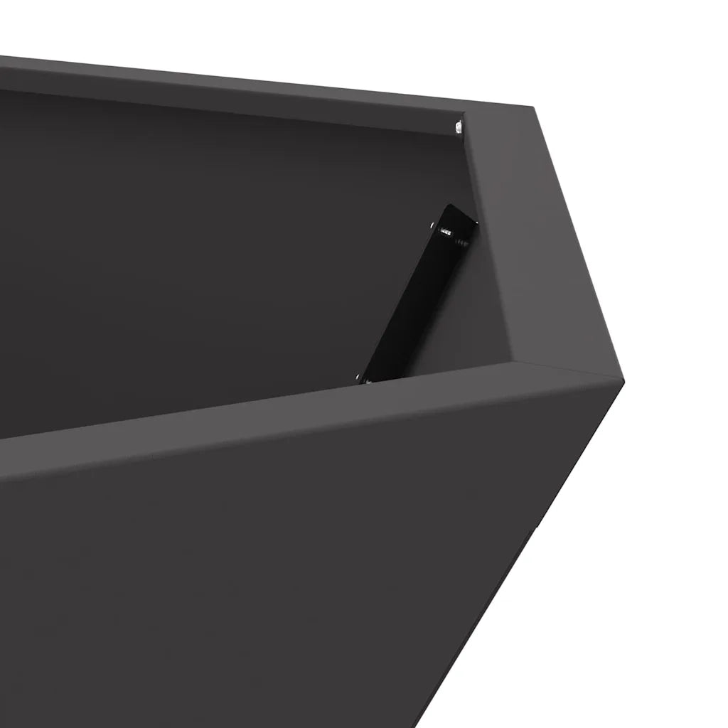 Focolare Nero 75 x 75 x 28 cm Acciaio 858996