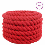 Corda | Fune Rosso 5 x 5 x 500 cm Cotone