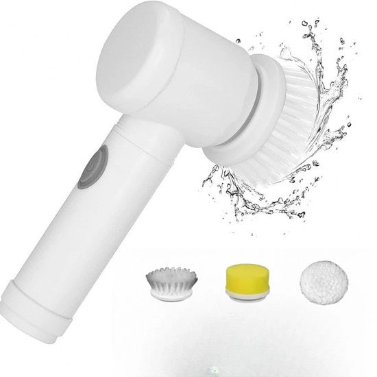 Elettroaspirapolvere multifunzionale 5-in-1 per uso domestico, aspirapolvere rotativo con funzione di lucidatura, adatto per bagno, doccia, vasca, pavimenti della cucina, standard.