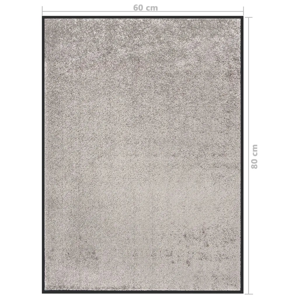 Zerbino | Tappetino Grigio 60x80 cm