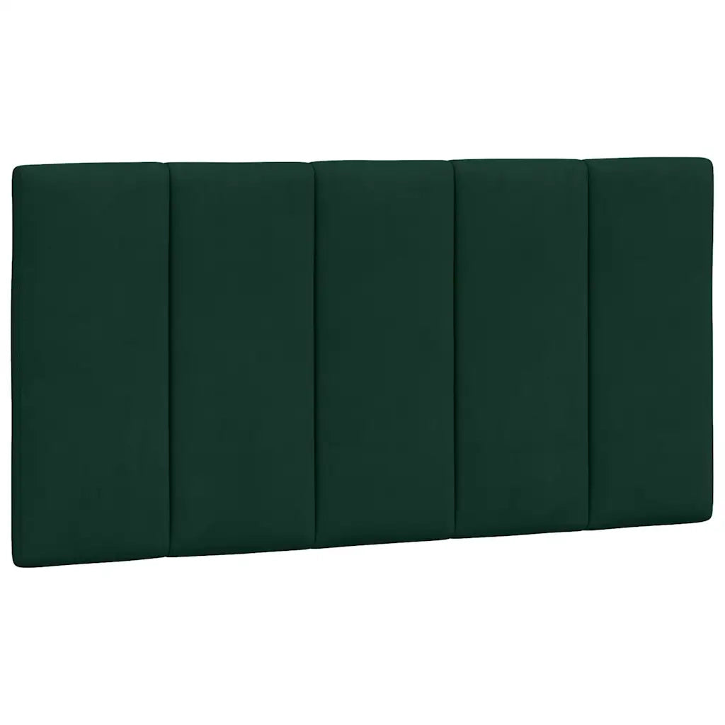 Letto singolo | Letto per adulti | Giroletto senza Materasso Hanko Verde Scuro 100x200 cm in Velluto