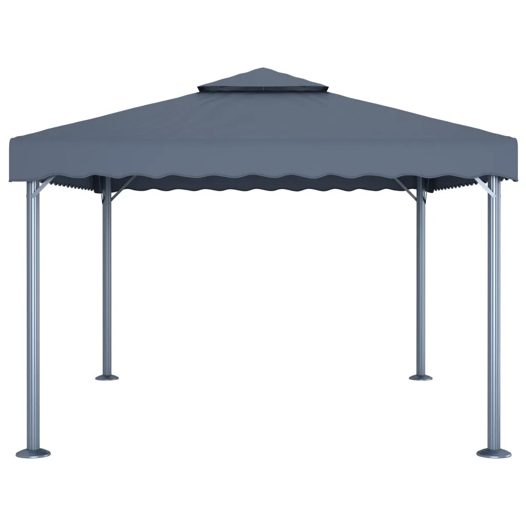 Gazebo 400x300 cm Antracite Alluminio 48063