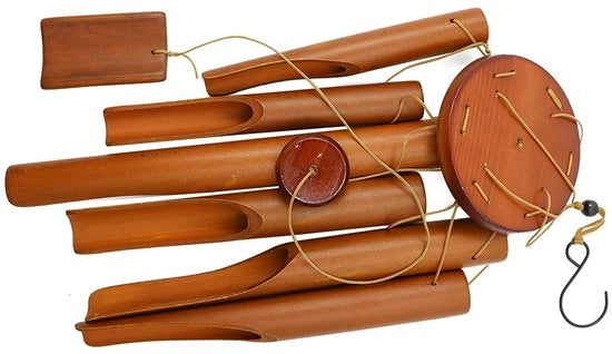 Gong in Bambù con 6 Tubi per Esterno e Interno
