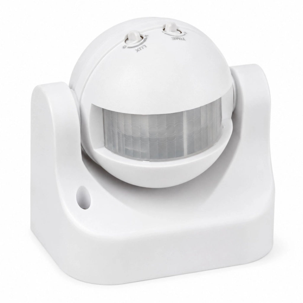 Sensore di Movimento PIR da Muro, 220V, 1200W Max, IP44, Orientabile 180°