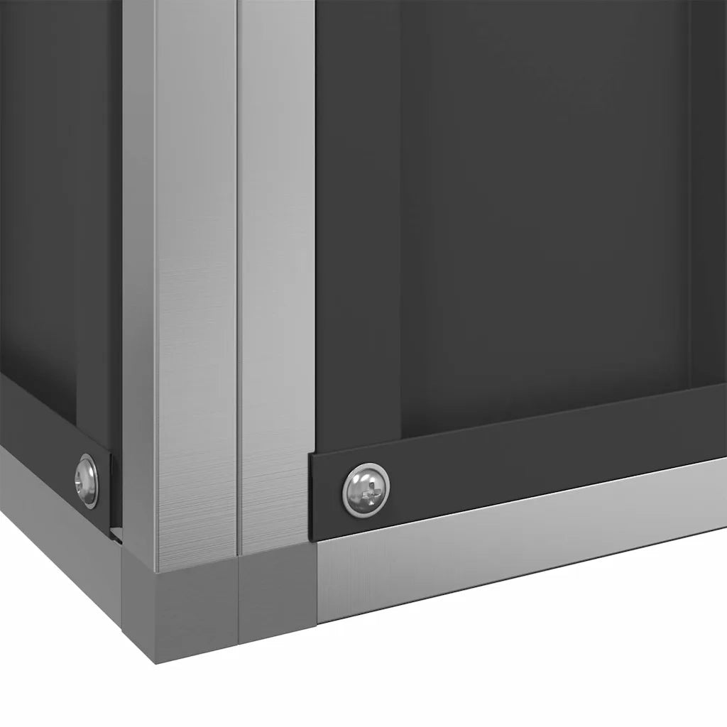 Voliera con Estensione Argento 416x203x216 cm Acciaio 3214258