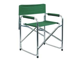 SEDIA REGISTA IN ALLUMINIO VERDE  cm.56x47x78h.    VETTE