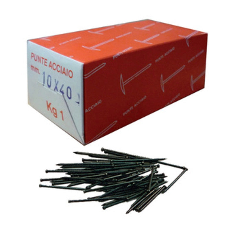 CHIODI TESTA GRUPPINO ACCIAIO  8X30 DA KG.1**