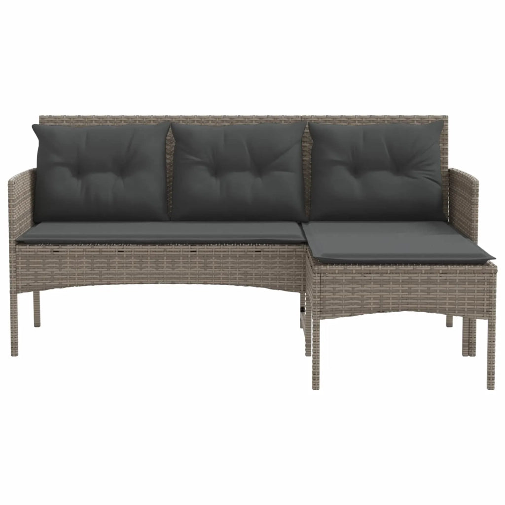 Set Divano da Giardino con cuscino 2 pcs polyrattan 4103805
