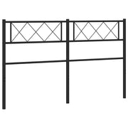 Testiera | Testata di Ricambio in Metallo Nero 150 cm